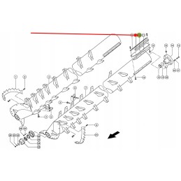 758307 0 rotor rubber plate 444 x 81 x 9 mm