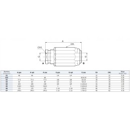 Hydraulic throttling valve in 1 side vrf 3 8 45l