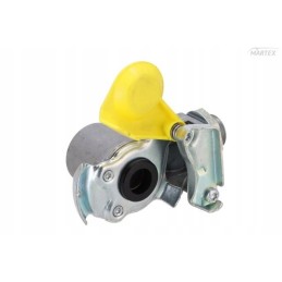 Hard pneum connector, yellow M16 Wabco