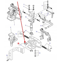 3903264m91 rear hitch component