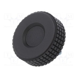 1 pcs x ELESA+GANTER - MBT.40 P-M6X10-C9 - Knob, Ø: 39.5mm, Ext.thread: M6, 10mm, H: 26.5mm, technopolymer PP
