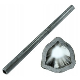 Internal triangular pipe 36x4 5mm, length 68 7cm