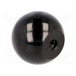 1 pcs x ELESA+GANTER - DIN319-KU-32-M6-C - Ball knob, Ø: 32mm, Int.thread: M6, 14.5mm