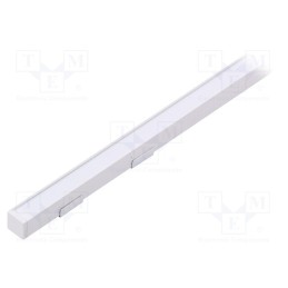 1 set x TOPMET - SMART10 A/Z WH 1M SET STANDARD - Profiles for LED modules, white, white, L: 1m, SMART10, aluminium