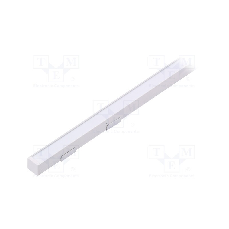 1 set x TOPMET - SMART10 A/Z WH 1M SET STANDARD - Profiles for LED modules, white, white, L: 1m, SMART10, aluminium