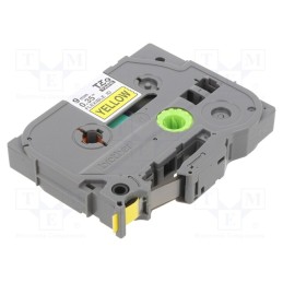 1 pcs x BROTHER - TZE-FX621 - Tape, 9mm, 8m, yellow, Character colour: black