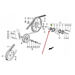 644327 0 inner hub of the clutch