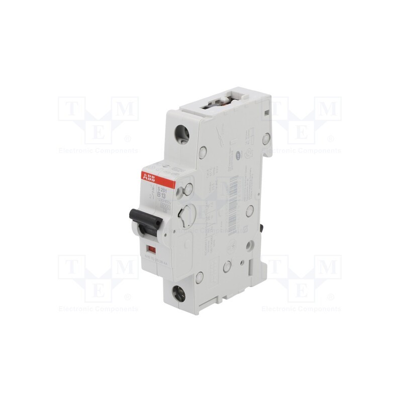 1 pcs x ABB - 2CDS251001R0135 - Circuit breaker, 230/400VAC, Inom: 13A, Poles: 1, Charact: B, 6kA