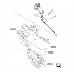 Joystick new holland t5 t6 case vestrum 90365913 c