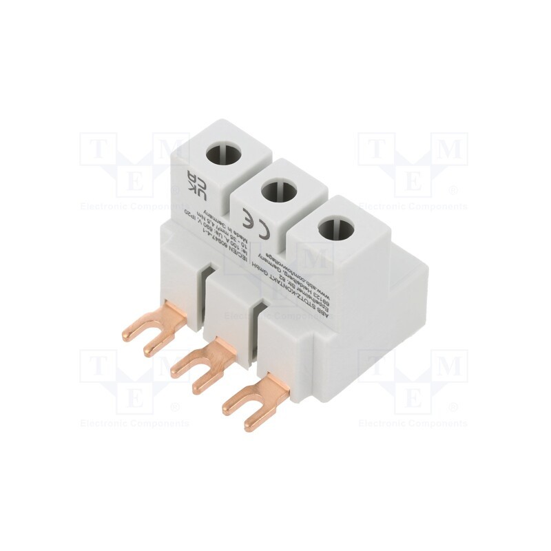 1 pcs x ABB - 1SAM201913R1103 - Busbar, 35mm2, Poles: 3, 690VAC, 250VDC, 6kV, Inom: 100A