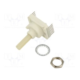 1 pcs x C&K - RTAP32S06M25NS - Encoding switch, Pos: 6, THT, Rcont max: 150mΩ, Rinsul min: 1GΩ