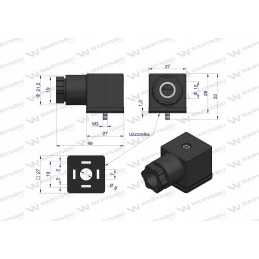 Electric plug for powering Warynski coils