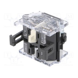 1 pcs x EAO - 704.910.1 - Contact block, 22mm, OptoHiT, -40÷55°C, front fixing, Contacts: NO
