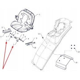 P5s44201126 seat lever bushing