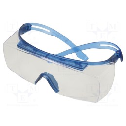 1 pcs x 3M - SF3701ASP-BLU-EU - Safety spectacles, Lens: transparent, Classes: 1, SecureFit™ 3700