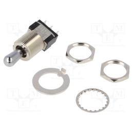 1 pcs x KNITTER-SWITCH - MTG 106 E - Switch: toggle, Pos: 3, SPDT, ON-OFF-ON, 6A/125VAC, 6A/6VDC, 20mΩ