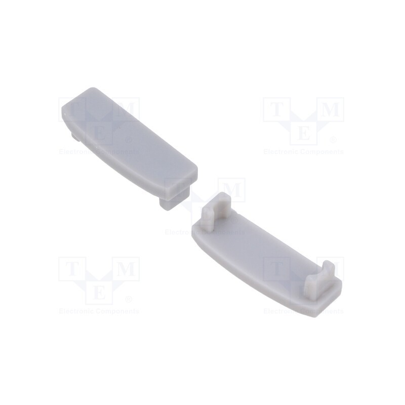 1 pcg x GTV Poland - PA-ZASGLAXNK-00 - Cap for LED profiles, silver, 10pcs.