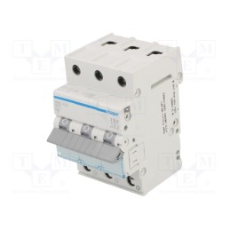 1 pcs x HAGER - MBS325 - Circuit breaker, 230/400VAC, Inom: 25A, Poles: 3, Charact: B, 6kA