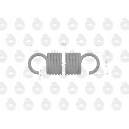 Clutch release sleeve spring 10 pcs c 330