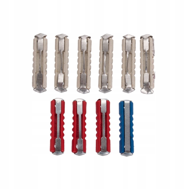 Set of cylindrical fuses 5 25a 10 pcs