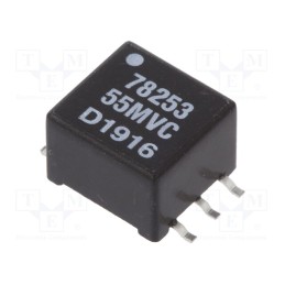 1 pcs x MURATA - 78253/55MVC - Transformer: encapsulated, 1VA, 5V, 5V, for inverters, 200mA, SMD
