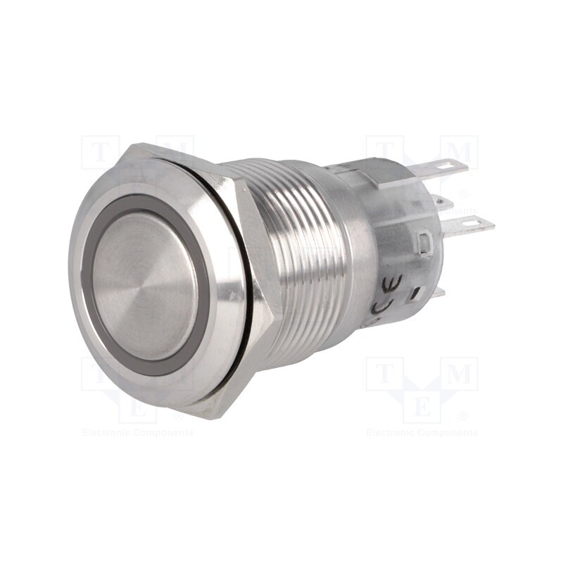 1 pcs x ONPOW - LAS1-AGQ-11E/R/220V - Switch: vandal resistant, Pos: 2, SPDT, 0.5A/220VAC, 1A/24VDC, IP67