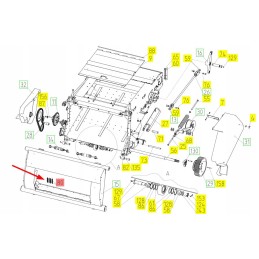 100341157 inclined conveyor housing spring