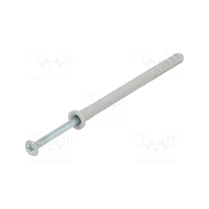 1 pcg x FISCHER - 50353 - Plastic anchor, with screw, 6x80, zinc-plated steel, N, 50pcs, 6mm
