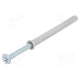 1 pcg x FISCHER - 50352 - Plastic anchor, with screw, 5x50, zinc-plated steel, N, 100pcs.