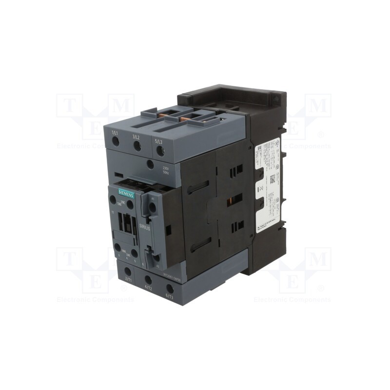 1 pcs x SIEMENS - 3RT2047-1AP00 - Contactor: 3-pole, NO x3, Auxiliary contacts: NO + NC, 230VAC
