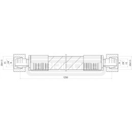 Aa13 1 1250 22 22 hydrolider hydraulic hose