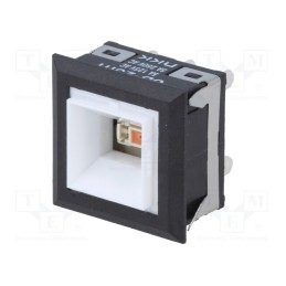 1 pcs x NKK SWITCHES - UB25KKW015C - Switch: push-button, Pos: 2, DPDT, 5A/125VAC, ON-(ON), 200MΩ, UB