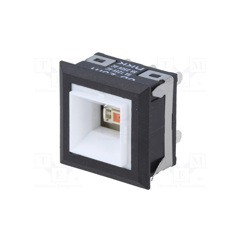 1 pcs x NKK SWITCHES - UB25KKW015C - Switch: push-button, Pos: 2, DPDT, 5A/125VAC, ON-(ON), 200MΩ, UB
