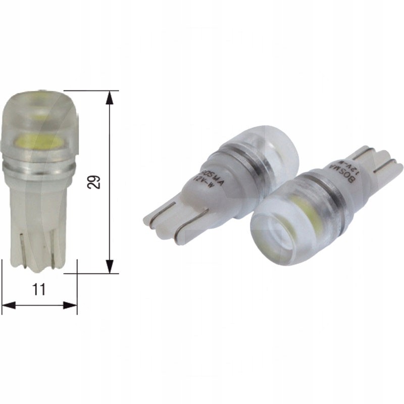 The Bosma LED bulb replaces a capless bulb