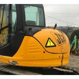 Sticker warning general danger sign, 30 cm