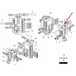 751214 0 hydraulic socket elbow