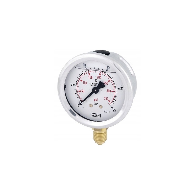 Pressure gauge fi63 1 4 dol range 0 25 bar