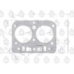 Set of head gaskets set C 330 original