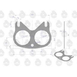Set of head gaskets set C 330 original