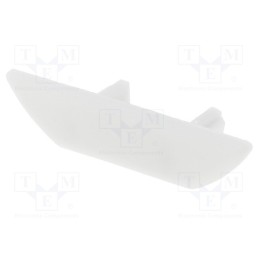 1 pcs x OPTOFLASH - OF-PROFSTOS-PCV -AS - Cap for LED profiles, STOS-ALU