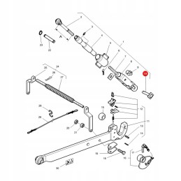 Pin just massey ferguson 3808969m93 original