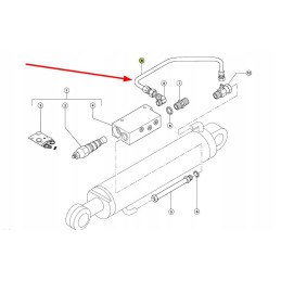 326547 0 actuator hydraulic hose