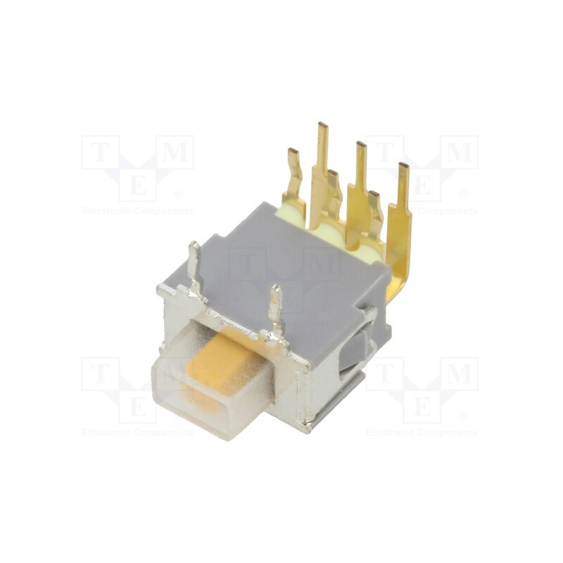 1 pcs x KNITTER-SWITCH - ASE 2 E-RA - Switch: slide, Pos: 3, DPDT, 0.05A, 0.05A, ON-OFF-ON, PCB,THT, 50mΩ