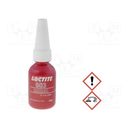 1 pcs x LOCTITE - LOCTITE 603 IDH: 246645 - Anaerobic adhesive, green, bottle, 0.01l, LOCTITE 603, 8min