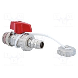 1 pcs x HUMMEL - 2 947 3800 01 - Ball valve, Ext.thread: G 3/8'