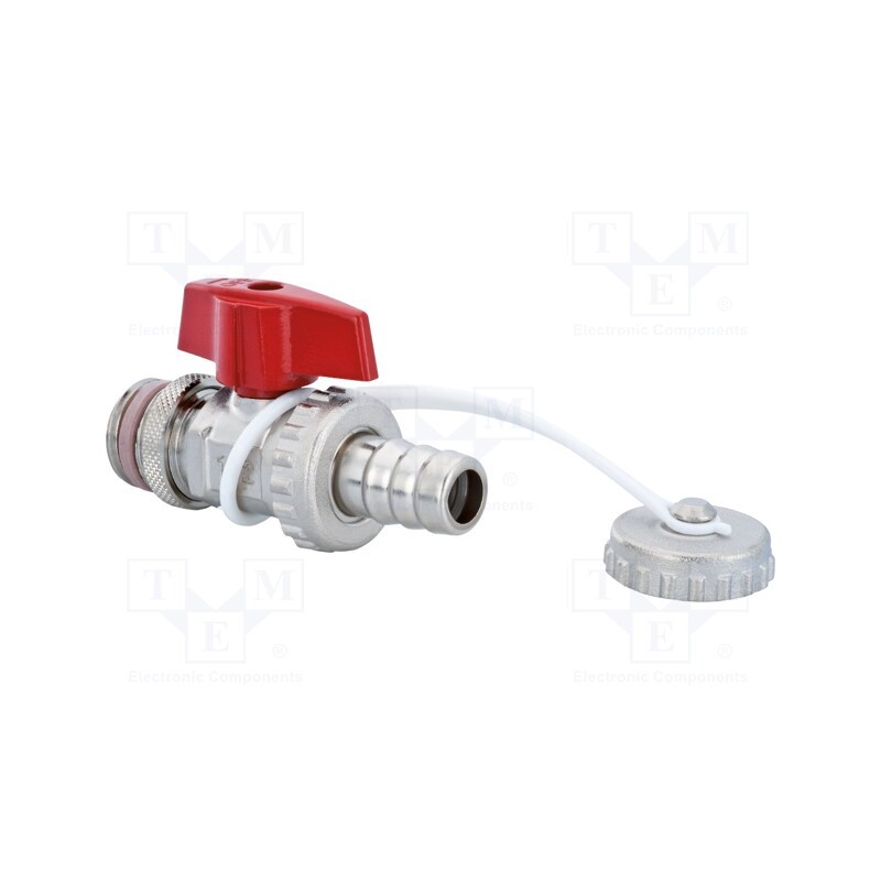 1 pcs x HUMMEL - 2 947 3800 01 - Ball valve, Ext.thread: G 3/8'