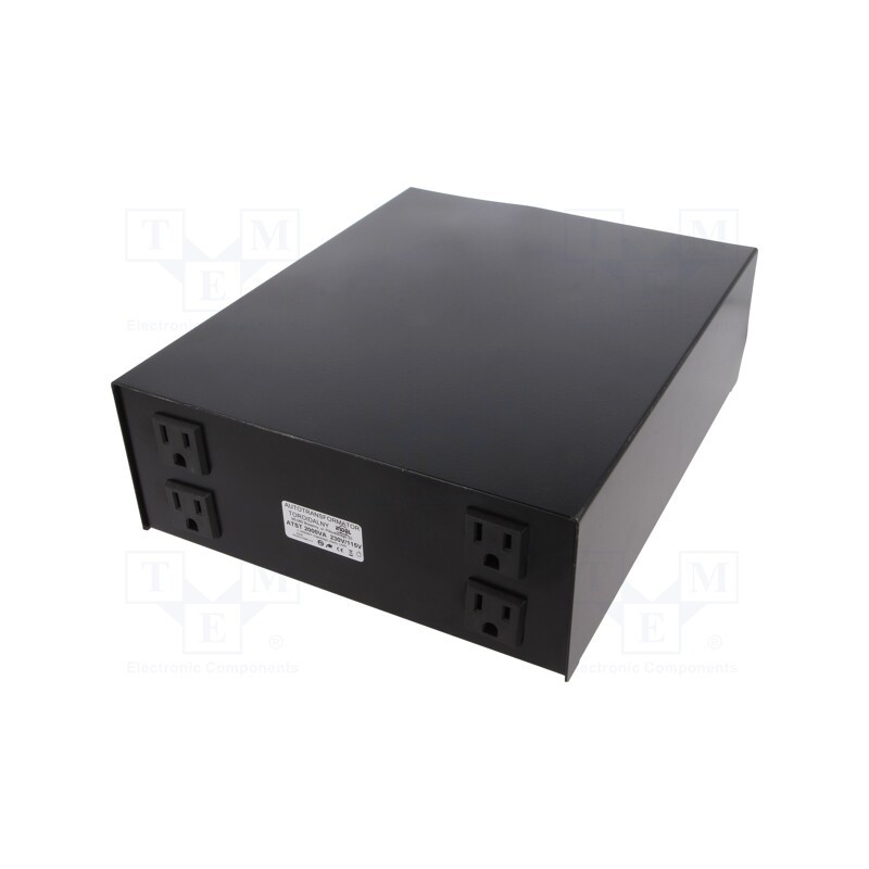 1 pcs x INDEL - ATST2000-230V/115V-002 - Autotransformer, 230VAC, Power: 2kVA, Usec.1: 115V