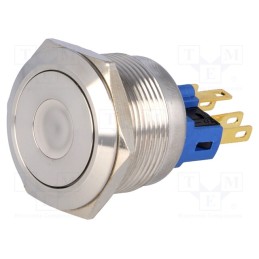 1 pcs x ONPOW - GQ22-11D/B/24V - Switch: vandal resistant, Pos: 2, SPST-NO + SPST-NC, 3A/220VAC