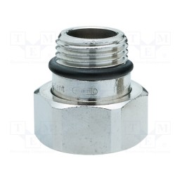 1 pcs x HUMMEL - 2 908 3412 01 - Twisted fitting, Ext.thread: G 1/2', Int.thread: G 3/4'