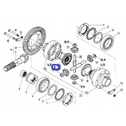 Sprocket moss differential c 330m 50218130